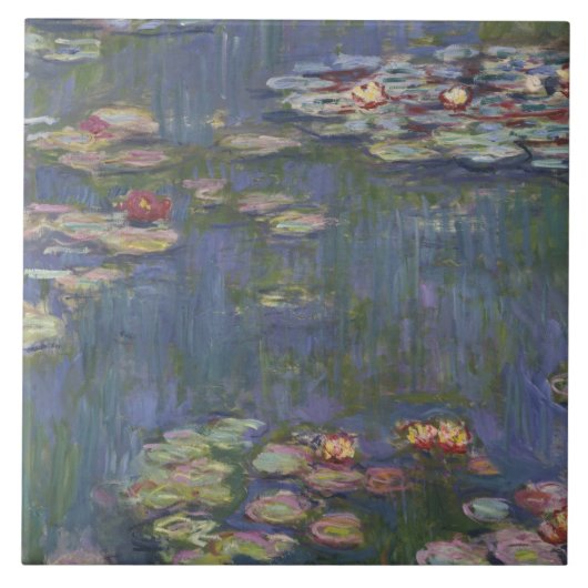 Claude Monet - Water Lilies Tegeltje (Voorkant)