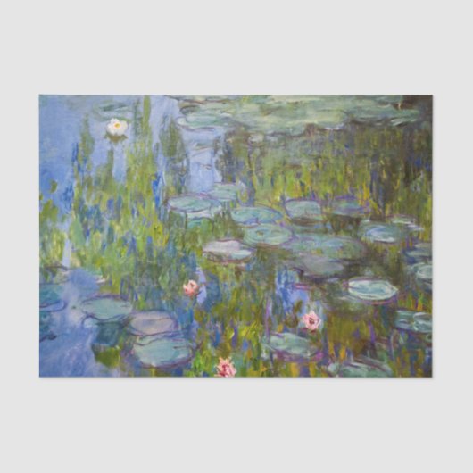 Claude Monet Water Lilies Tissuepapier (Voorkant)