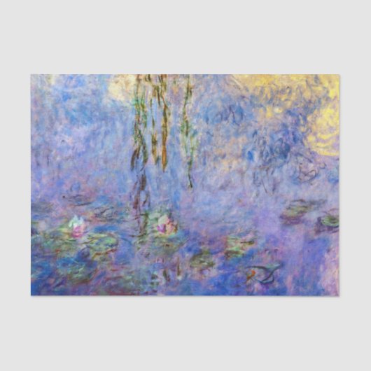 Claude Monet - Water Lilies Tissuepapier (Voorkant)