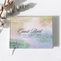 Claude Monet Water Lilies Trouwgastenboek