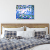Claude Monet Water Lillies 1919 Canvas Afdruk (Insitu (Slaapkamer))