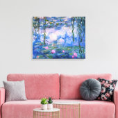 Claude Monet Water Lillies 1919 Canvas Afdruk (Insitu (Woonkamer))