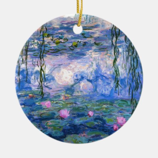 Claude Monet Water Lillies 1919 Keramisch Ornament (Voorkant)