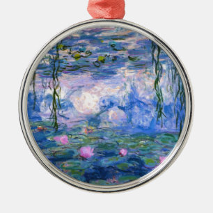 Claude Monet Water Lillies 1919 Metalen Ornament