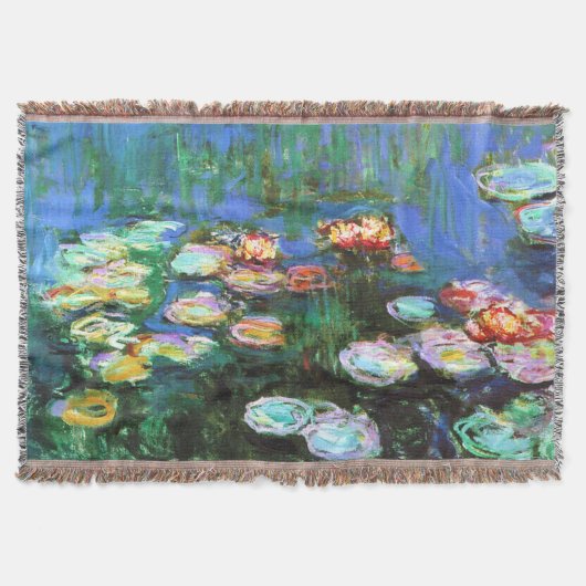 Claude Monet Water Lily Pond Deken (Voorkant)