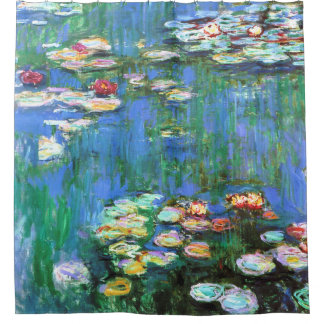 Claude Monet Water Lily Pond Fine Art Douchegordijn