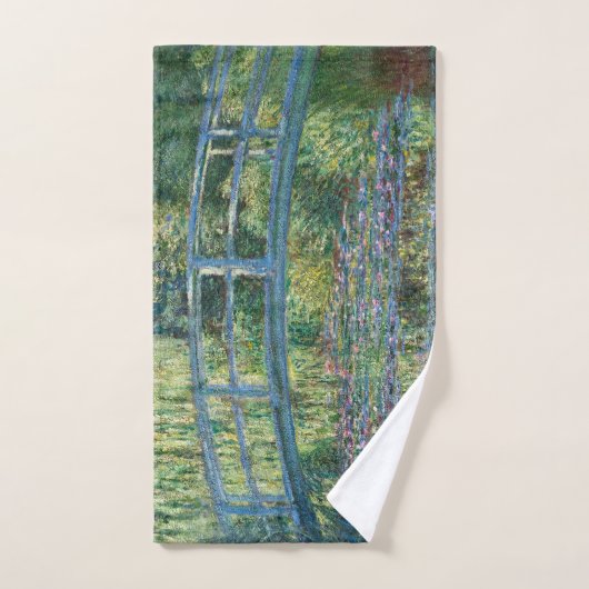 Claude Monet - Water Lily pond, Green Harmony Bad Handdoek (Handdoek)
