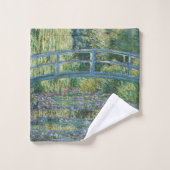 Claude Monet - Water Lily pond, Green Harmony Bad Handdoek (Wasdoekje)