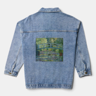 Claude Monet - Water Lily pond, Green Harmony Denim Jacket
