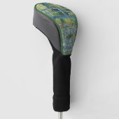 Claude Monet - Water Lily pond, Green Harmony Golfheadcover (Schuin)