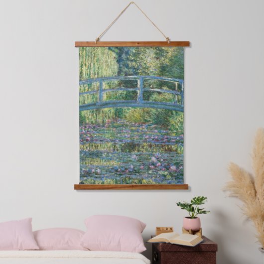 Claude Monet - Water Lily pond, Green Harmony Hangend Wandkleed (Slaapkamer)