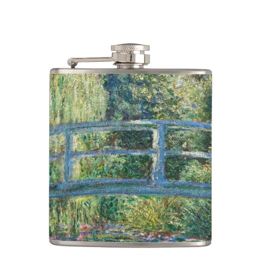 Claude Monet - Water Lily pond, Green Harmony Heupfles (Voorkant)