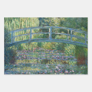 Claude Monet - Water Lily pond, Green Harmony Inpakpapier Vel