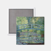 Claude Monet - Water Lily pond, Green Harmony Magneet (Voorkant / Achterkant)