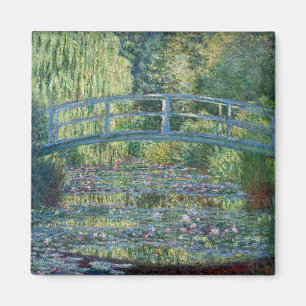 Claude Monet - Water Lily pond, Green Harmony Magneet