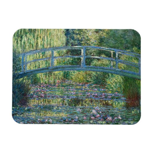 Claude Monet - Water Lily pond, Green Harmony Magneet (Horizontaal)