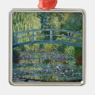 Claude Monet - Water Lily pond, Green Harmony Metalen Ornament
