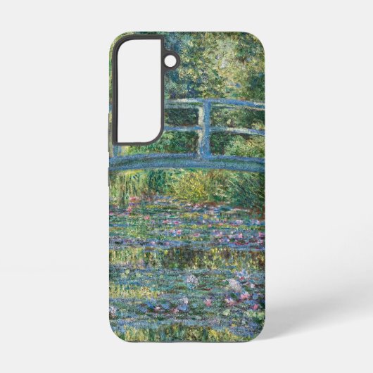Claude Monet - Water Lily pond, Green Harmony Samsung Galaxy Hoesje (Achterkant)