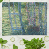 Claude Monet - Water Lily pond, Green Harmony Theedoek (Gevouwen)