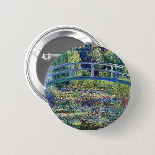 Claude Monet Water Lily Pond Ronde Button 5,7 Cm (Voorkant /achterkant)