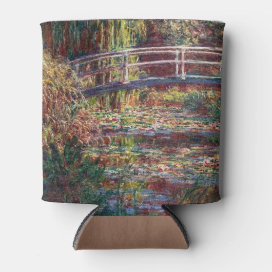 Claude Monet - Water Lily pond, Roze Harmony Blikjeskoeler (Voorkant)