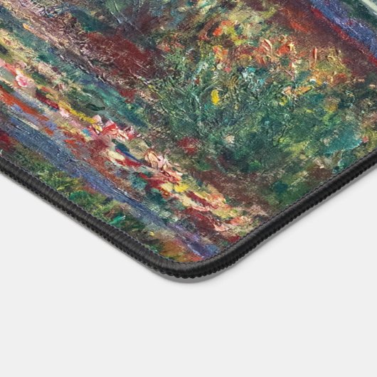 Claude Monet - Water Lily pond, Roze Harmony Bureaumat (Hoek)