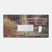 Claude Monet - Water Lily pond, Roze Harmony Bureaumat (Keyboard & Muis)