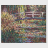 Claude Monet - Water Lily pond, Roze Harmony Cadeaupapier (Vlak)
