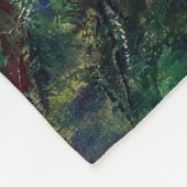 Claude Monet - Water Lily pond, Roze Harmony Fleece Deken (Hoek)