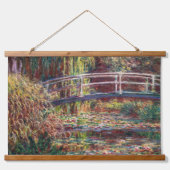 Claude Monet - Water Lily pond, Roze Harmony Hangend Wandkleed (Voorkant)