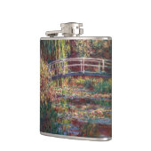 Claude Monet - Water Lily pond, Roze Harmony Heupfles (Links)