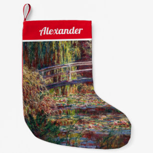 Claude Monet - Water Lily pond, Roze Harmony Kleine Kerstsok