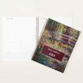 Claude Monet - Water Lily pond, Roze Harmony Planner (Display)