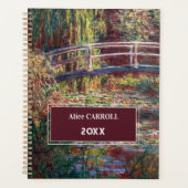 Claude Monet - Water Lily pond, Roze Harmony Planner (Voorkant)