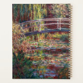 Claude Monet - Water Lily pond, Roze Harmony Planner (Achterkant)