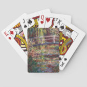 Claude Monet - Water Lily pond, Roze Harmony Pokerkaarten (Achterkant)