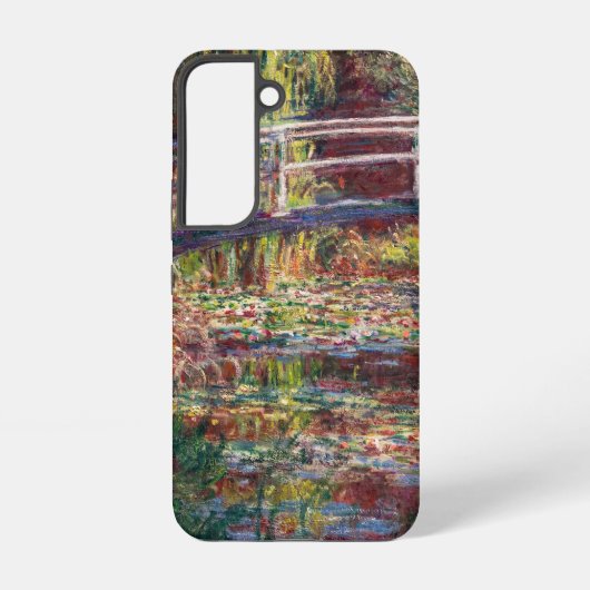 Claude Monet - Water Lily pond, Roze Harmony Samsung Galaxy Hoesje (Achterkant)