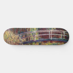 Claude Monet - Water Lily pond, Roze Harmony Skateboard