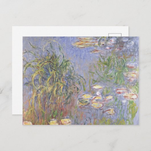 Claude Monet | Watergelieerd, Grasscluster Briefkaart (Voorkant / Achterkant)