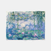CLAUDE MONET - Waterleidingen Fleece Deken (Voorkant (Horizontaal))