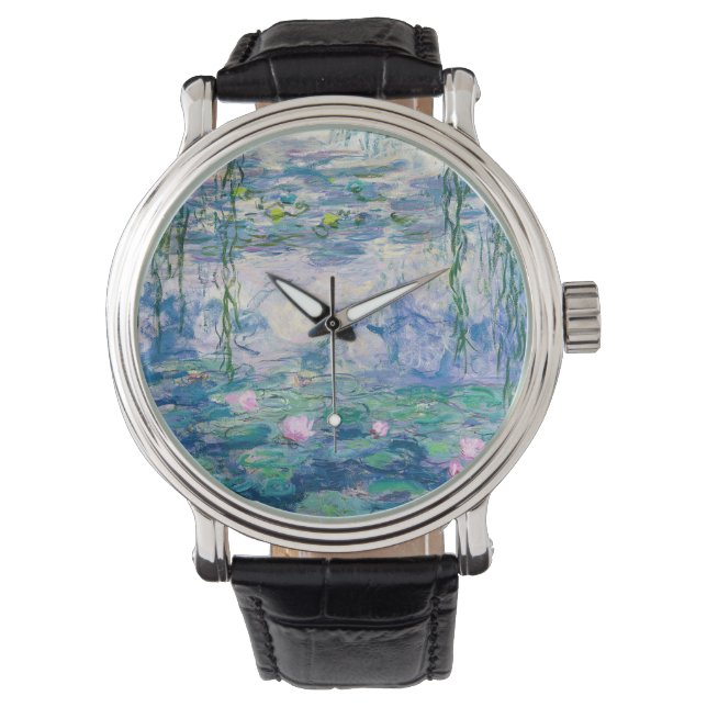 CLAUDE MONET - Waterleidingen Horloge (Voorkant)
