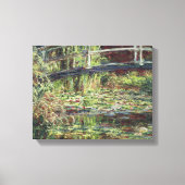 Claude Monet - Waterlelie Vijver Roze Harmonie Canvas Afdruk (Voorkant)