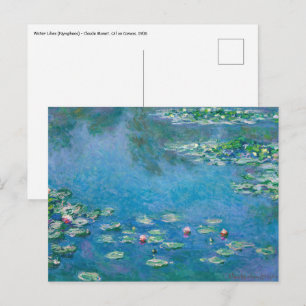 Claude Monet - Waterlelies 1906 Briefkaart