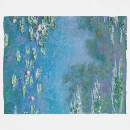 Claude Monet - Waterlelies 1906 Fleece Deken (Voorkant (Horizontaal))