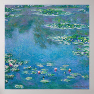 Claude Monet - Waterlelies 1906 Poster