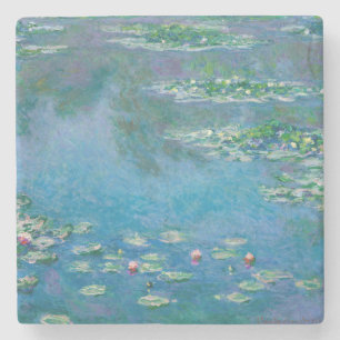 Claude Monet - Waterlelies 1906 Stenen Onderzetter