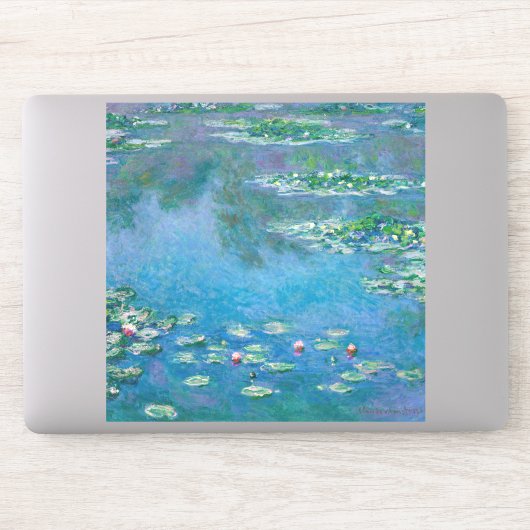 Claude Monet - Waterlelies 1906 Sticker (Computer)
