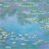 Claude Monet - Waterlelies 1906 Sticker (Voorkant)