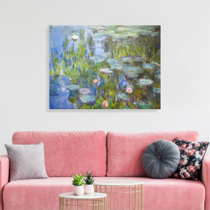 Claude Monet Waterlelies 1915 Impressionistische K Canvas Afdruk