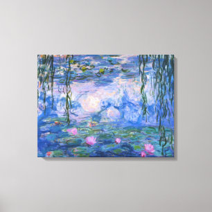 Claude Monet - Waterlelies, 1916 Vinyl Fotobehang Canvas Afdruk